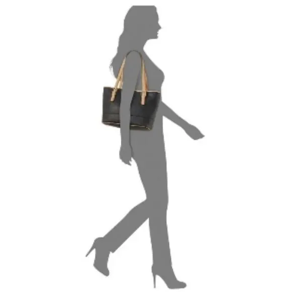 Giani Bernini Saffiano Bright Purple Tote Bag Leather Purse Medium Sized - Picture 15 of 15